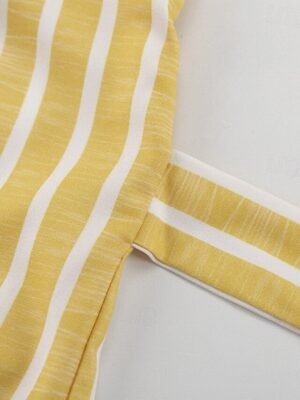 Chic Relaxed Striped Round Neck Sleeveless Short Chemise - Image 21