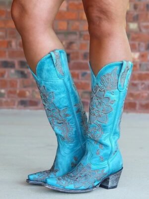 Chic Western Intricate Embroidered Cowboy Boots - Image 5