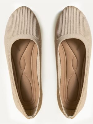 Classic Casual Striped Round Toe Flat Heel Loafer - Image 12