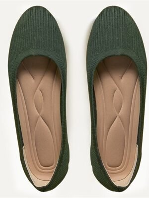 Classic Casual Striped Round Toe Flat Heel Loafer - Image 18