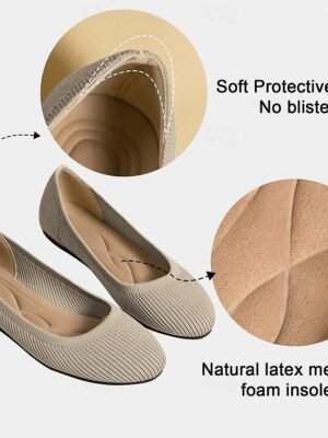 Classic Casual Striped Round Toe Flat Heel Loafer - Image 2