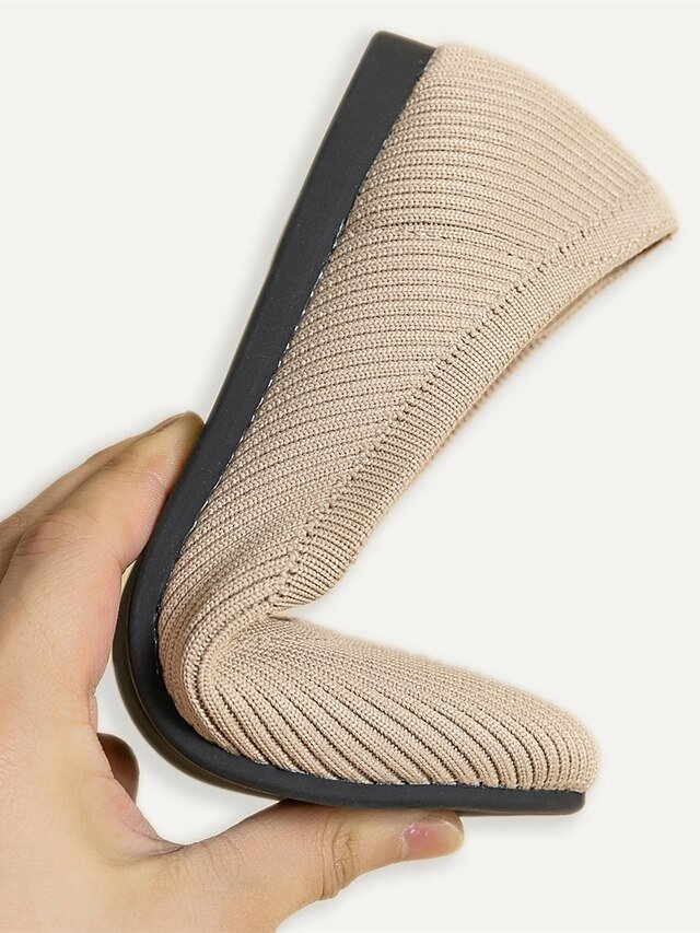 Classic Casual Striped Round Toe Flat Heel Loafer - Image 9