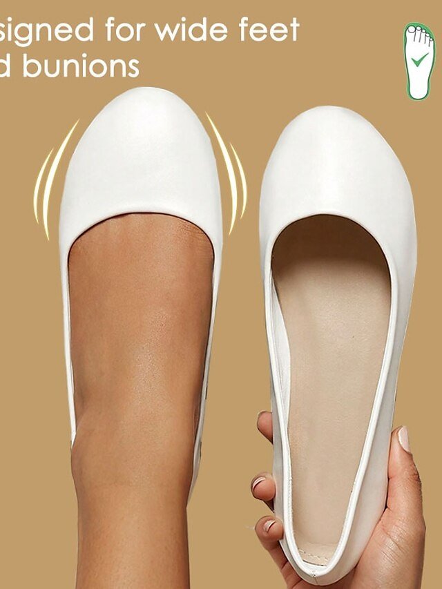 Classic Versatile Round Toe Slip-On Ballet Flats - Image 1