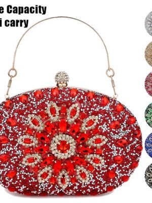 Elegant Blue Rhinestone Slingback Heels - Image 16