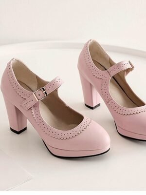 Fashion Sexy Faux Leather Stiletto Heel Round Toe Winter Boots - Image 8