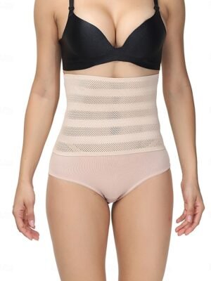 High Waisted Tummy Control Butt Lifting Shapewear Shorts - Image 7