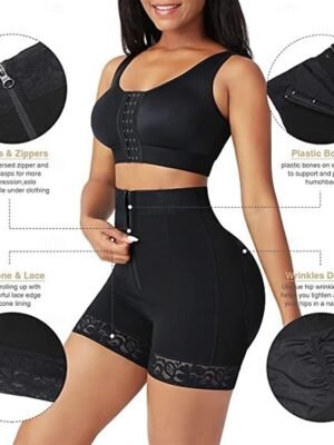 Home High Waisted Tummy Control Boyshort Shapewear - Image 4