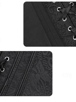 Luxury Retro Floral Backless Corset - Image 7