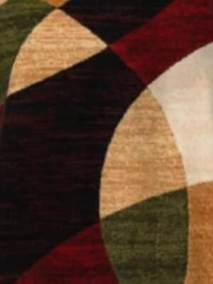 Modern Regular Geometric Crew Neck Long Sleeve Top - Image 3