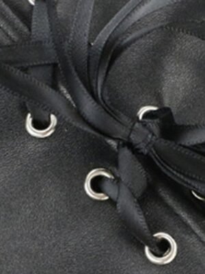 Party Fit Pure Colour Bandeau Sleeveless Backless Corset - Image 4