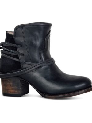 Rustic Vintage Western Ankle Wrap-Around Lace Boots - Image 8