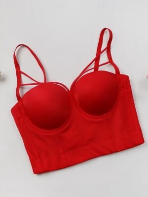 Sexy Backless Solid Waist Cincher Nightwear - Image 6