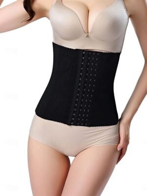 Simple Adjustable Pure Colour Home Waist Trainer - Image 11