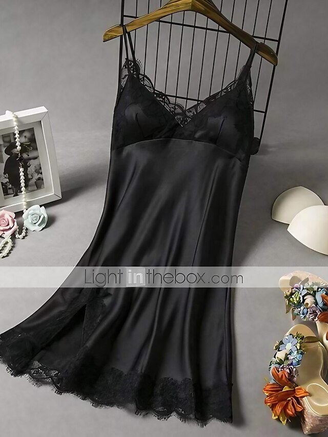Simple Casual Comfort Pure Colour V Wire Sleeveless Summer Dress - Image 1