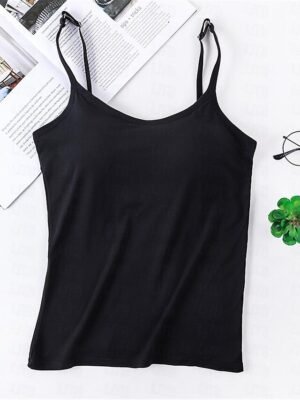 Simple Comfort Straps Sleeveless Backless Summer Top - Image 5