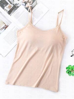 Simple Comfort Straps Sleeveless Backless Summer Top - Image 7