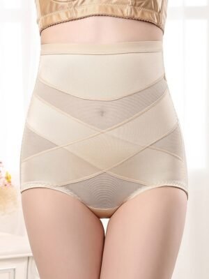 Solid Colour Seamless Tummy Control Shapewear - Image 5