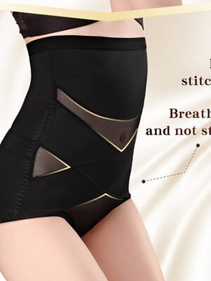 Solid Colour Seamless Tummy Control Shapewear - Image 7