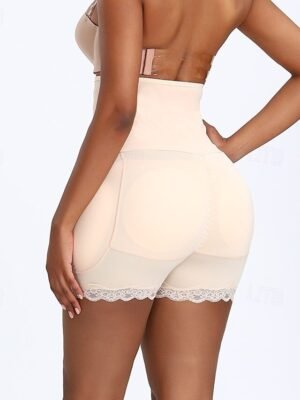 Sport Elastic Pure Colour Sleeveless Waist Trainer Shorts - Image 2