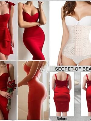 Sport Plus Size Solid Hook & Eye Waist Trainer - Image 28