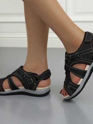 Sporty Adjustable Velcro Lightweight Summer Walking Sandals - Image 1