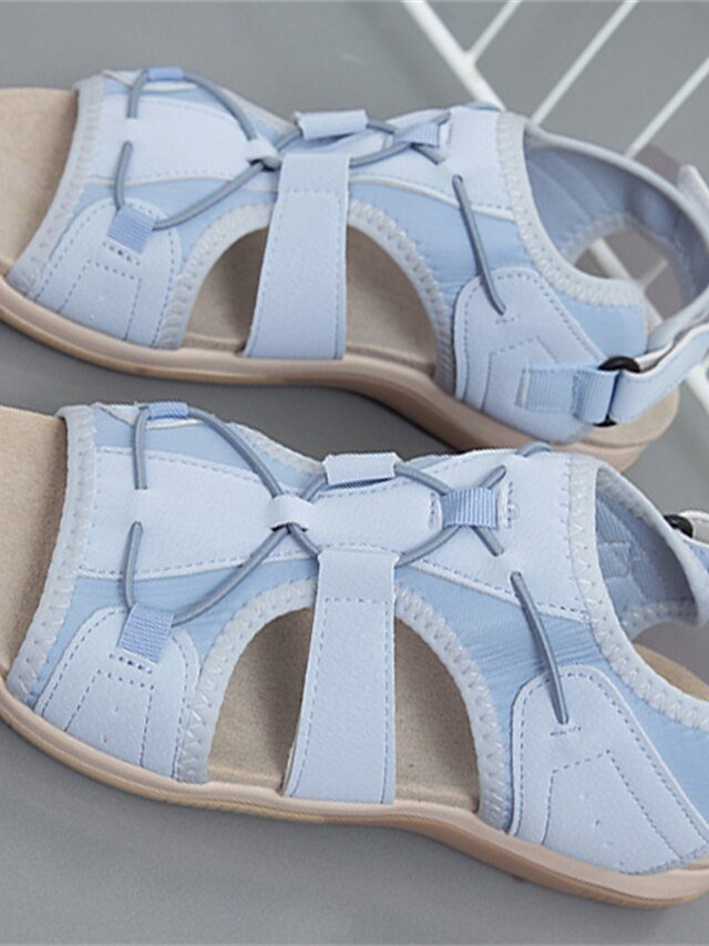 Sporty Adjustable Velcro Lightweight Summer Walking Sandals - Image 5