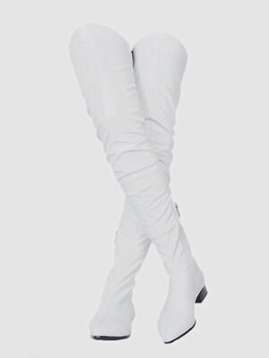 Stylish Sleek Pointed Toe Over-the-Knee Boots - Image 8