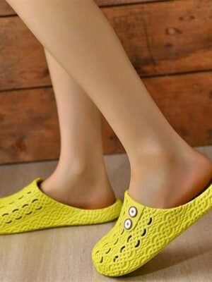 Stylish Slip-On Adjustable Button Shoes - Image 11