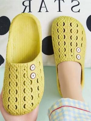 Stylish Slip-On Adjustable Button Shoes - Image 14