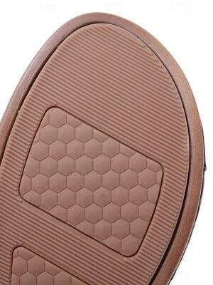 Summer Casual Black Slip-On Cut-Out Sandals - Image 6