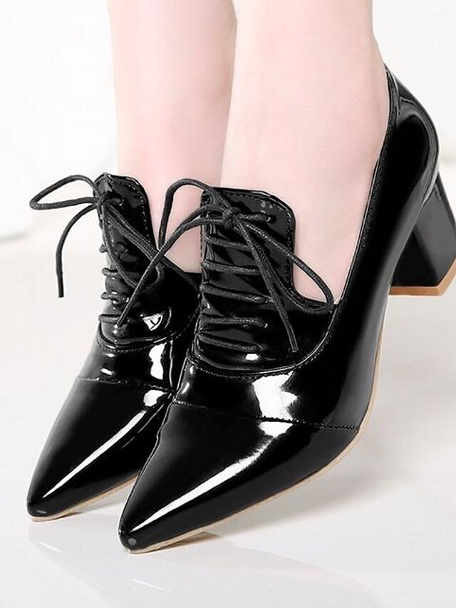Summer Strappy Lace-up Block Heel Comfort Sandals - Image 1