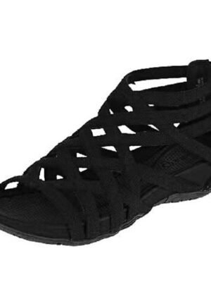 Summer Strappy Open-Toe Flat Gladiator Sandals - Image 4