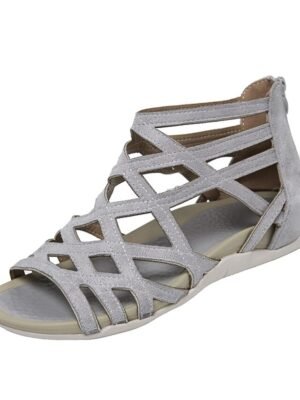 Summer Strappy Open-Toe Flat Gladiator Sandals - Image 5