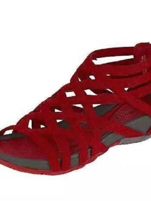 Summer Strappy Open-Toe Flat Gladiator Sandals - Image 7