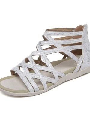 Summer Strappy Open-Toe Flat Gladiator Sandals - Image 8