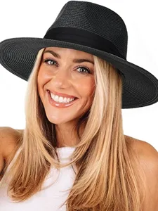 1-stuck-damen-herren-breiter-krempe-stro-schwarz-2