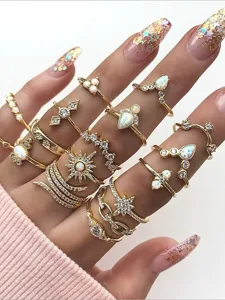 17-stuck-ring-for-damen-arbeit-geschenk-golden-1