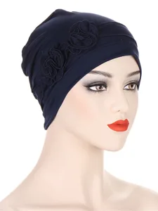 1pcs-mutze-hut-kopfbedeckung-turban-bede-dunkelmarine-6