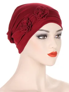 1pcs-mutze-hut-kopfbedeckung-turban-bede-weinrot-8