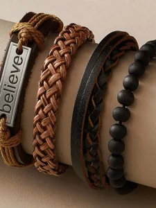 4pcs-lederarmband-set-geflochtene-geburt-braun-1