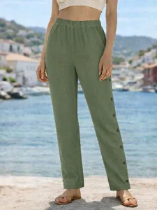 damen-100-baumwolle-abgeschnittene-hose-grun-12