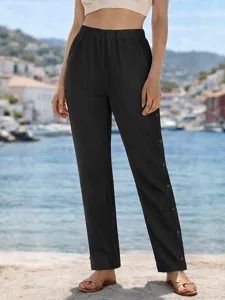 damen-100-baumwolle-abgeschnittene-hose-schwarz-14