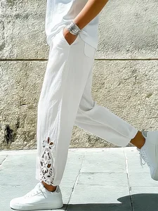 damen-100-baumwolle-abgeschnittene-hose-wei-1