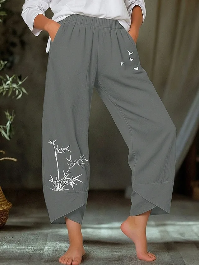 damen-100-baumwolle-hosen-hose-leicht-la-aschgrau-2