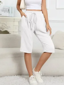 damen-100-baumwolle-shorts-leicht-lassig-wei-1