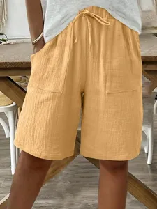 damen-100-baumwolle-shorts-stoffhosen-sc-rotblond-16