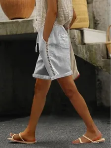damen-100-baumwolle-weites-bein-shorts-m-hellgrau-6