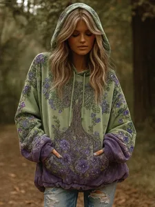 damen-3d-druck-vintage-boho-hoodie-patch-grun-29