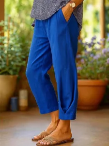 damen-abgeschnittene-hose-chino-knochell-blau-17