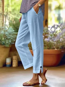 damen-abgeschnittene-hose-chino-knochell-hellblau-1